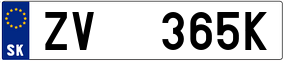 Truck License Plate